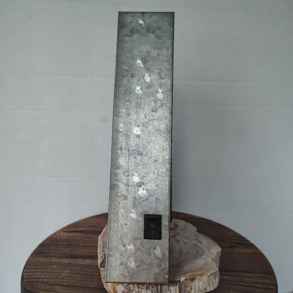 Metal Letter A Rustic Sign with LED Light Farmhouse Barn Decor Mancave Decor - Picture 5 of 16